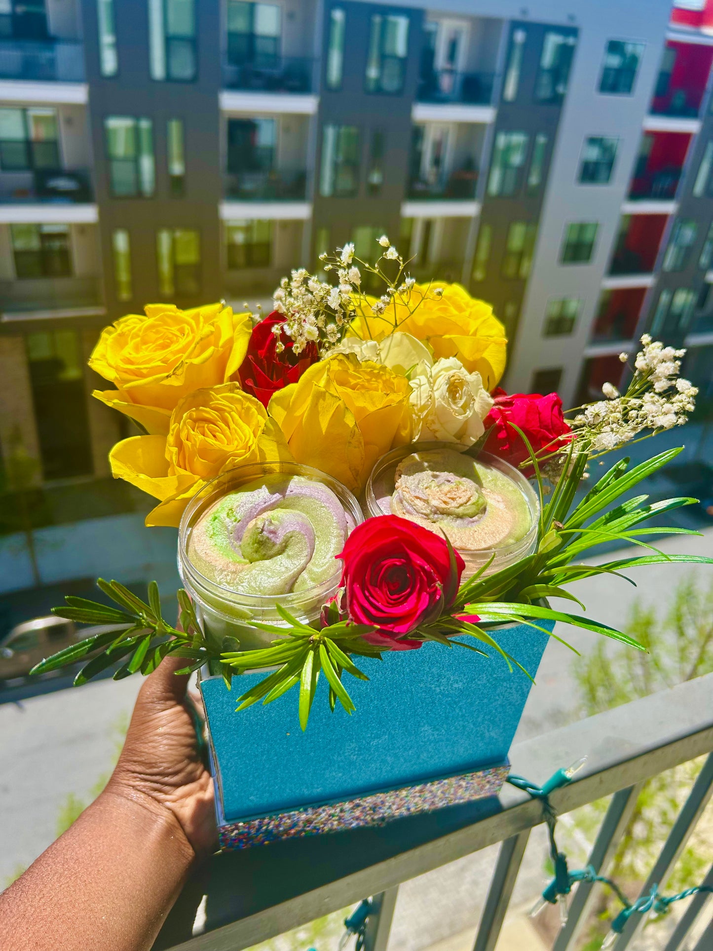 LOTION BOUQUET BOX